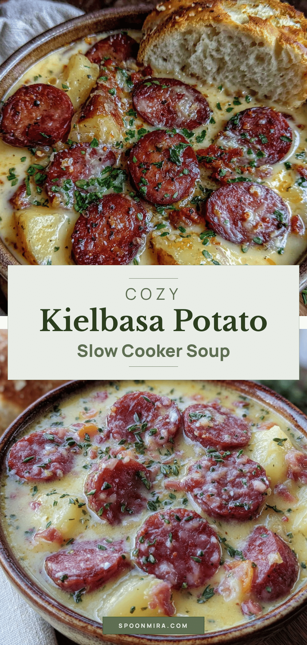 slow cooker kielbasa and potato soup recipe