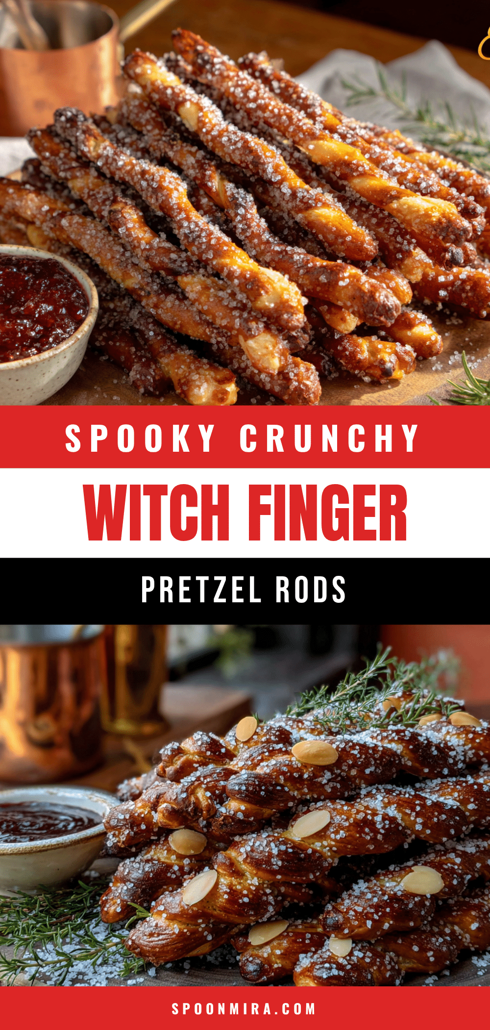 witch finger pretzels recipe