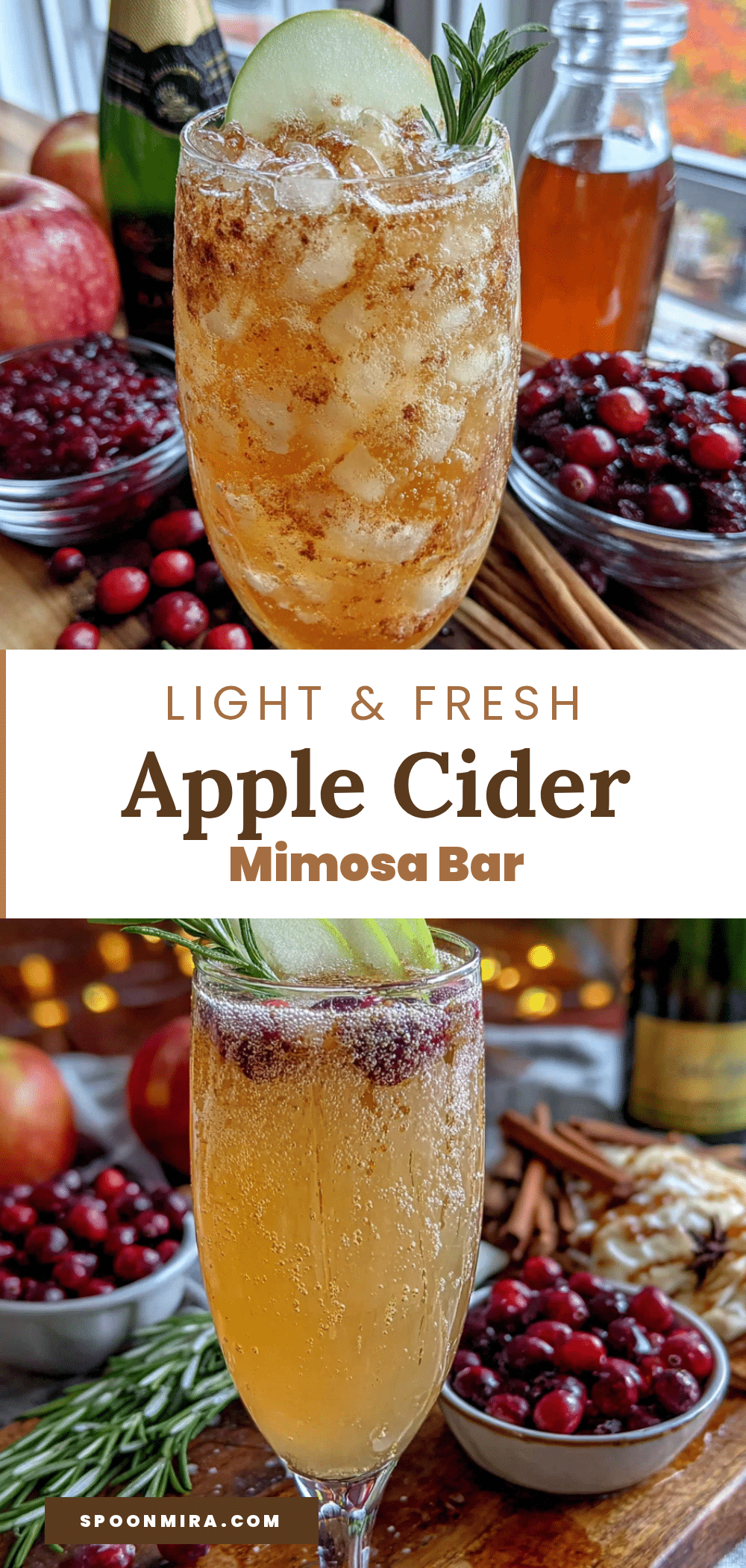 apple cider mimosa bar recipe
