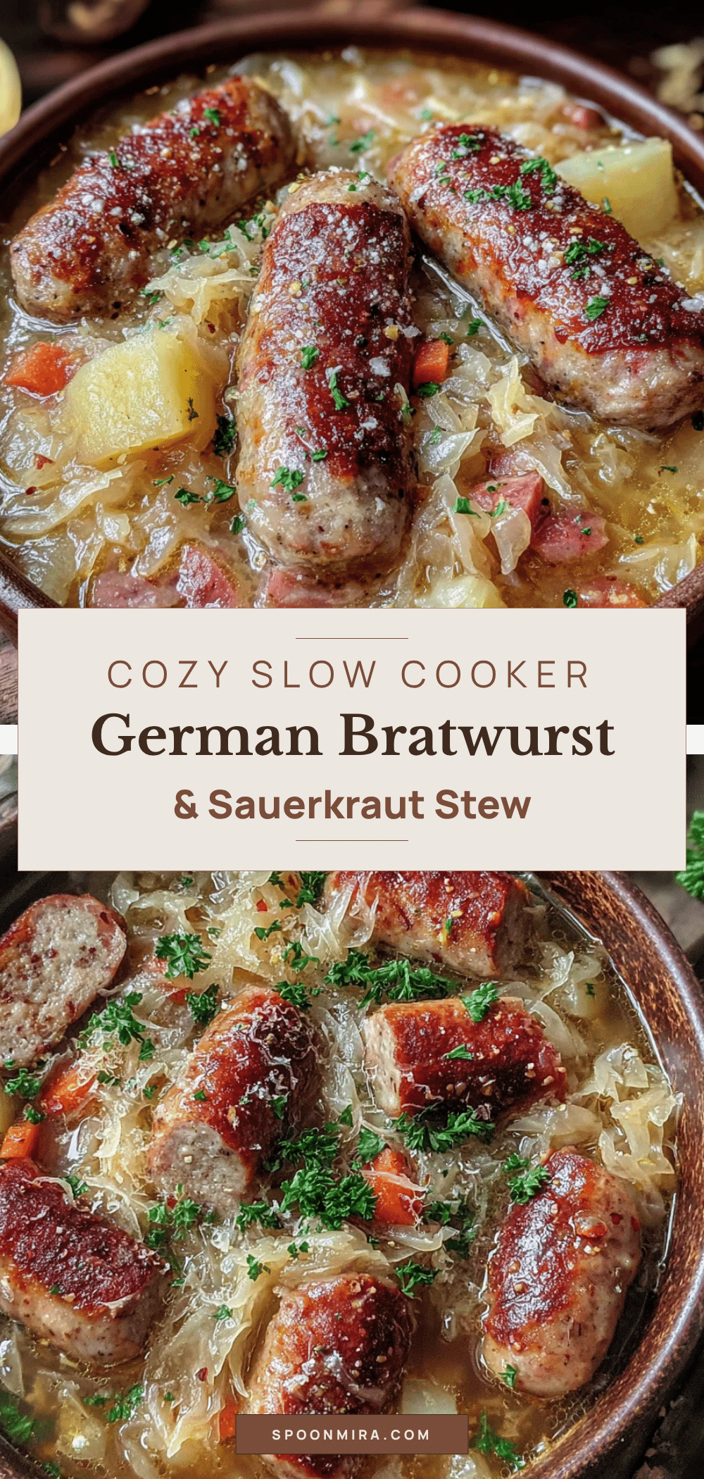 bratwurst and sauerkraut stew recipe