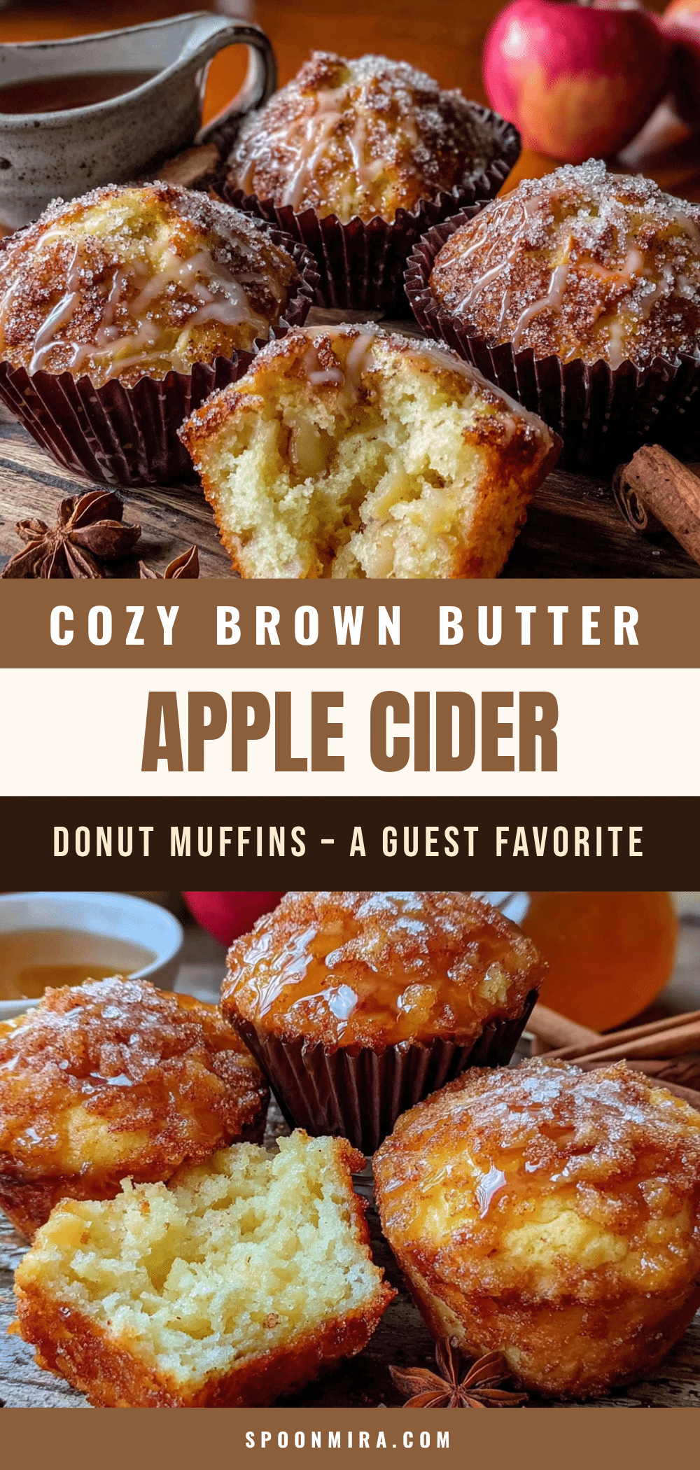 brown butter apple cider muffins recipe