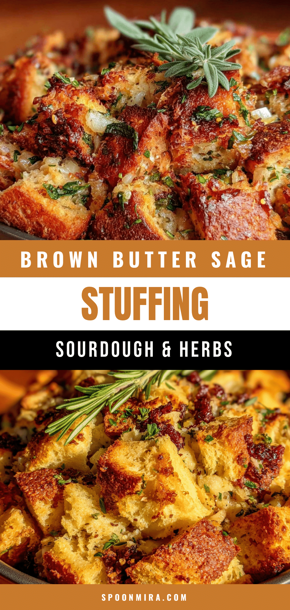 budget-friendly brown butter sage sourdough stuffing recipe