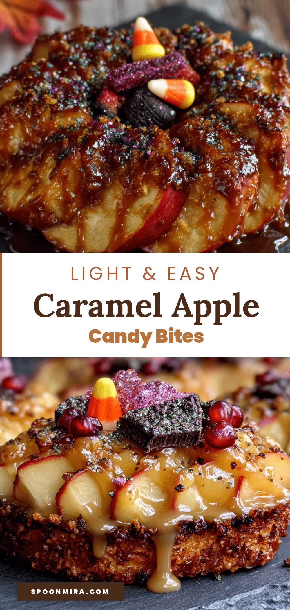caramel apple candy bites recipe