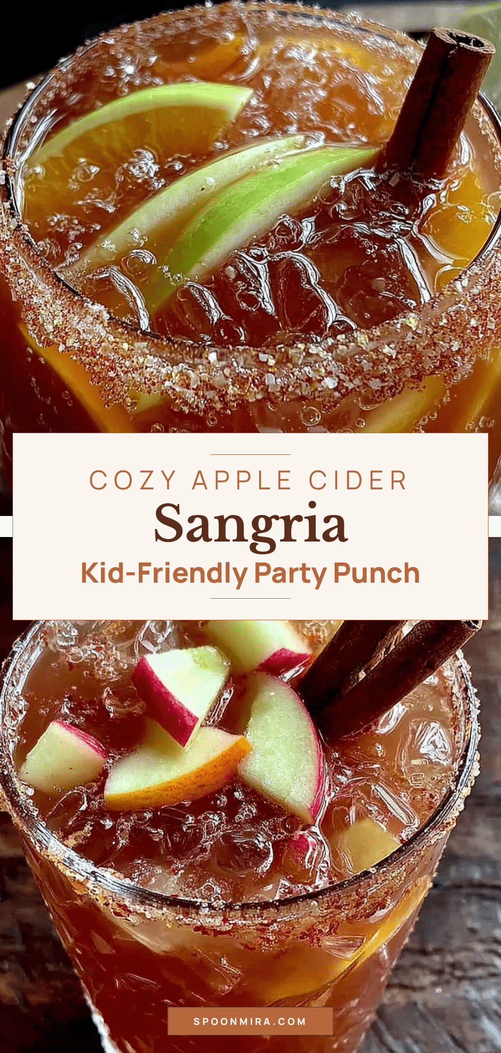cozy apple cider sangria recipe