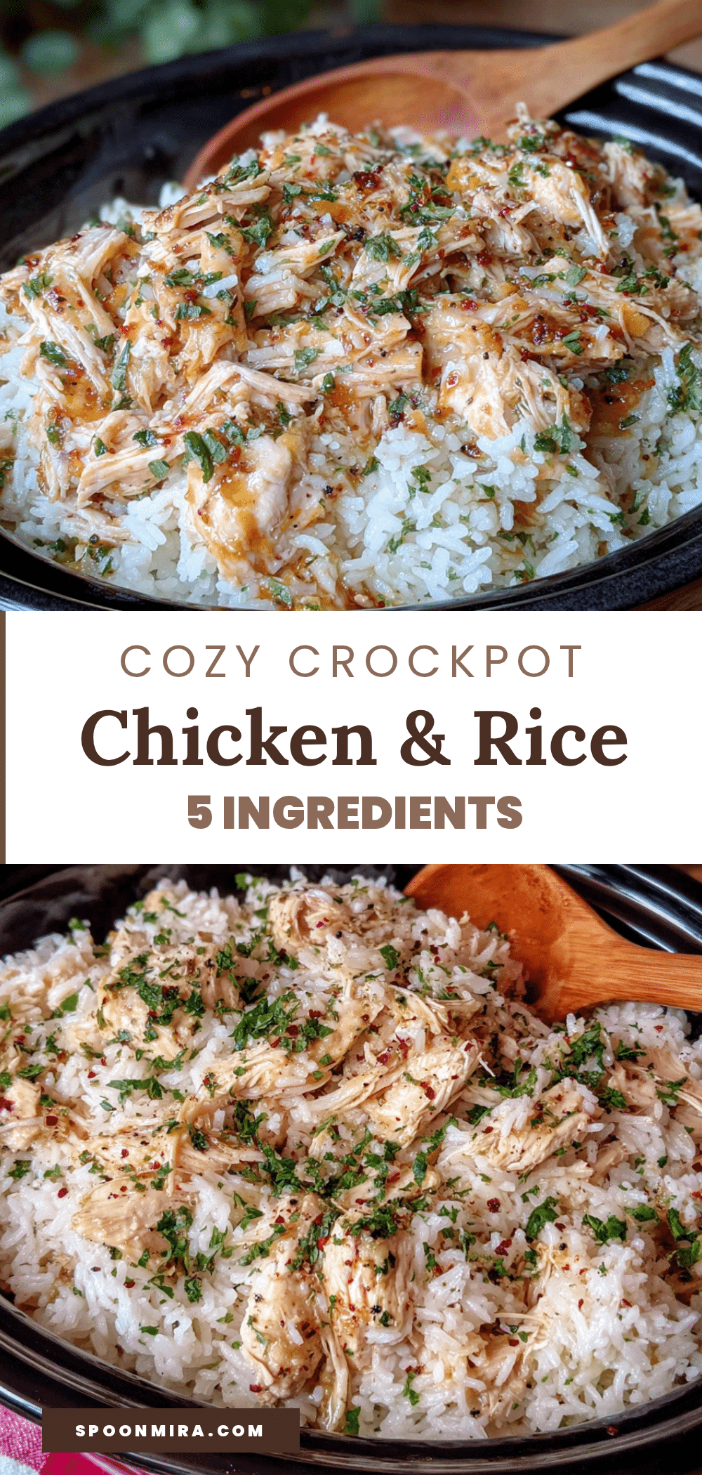 cozy crockpot chicken and rice recipe