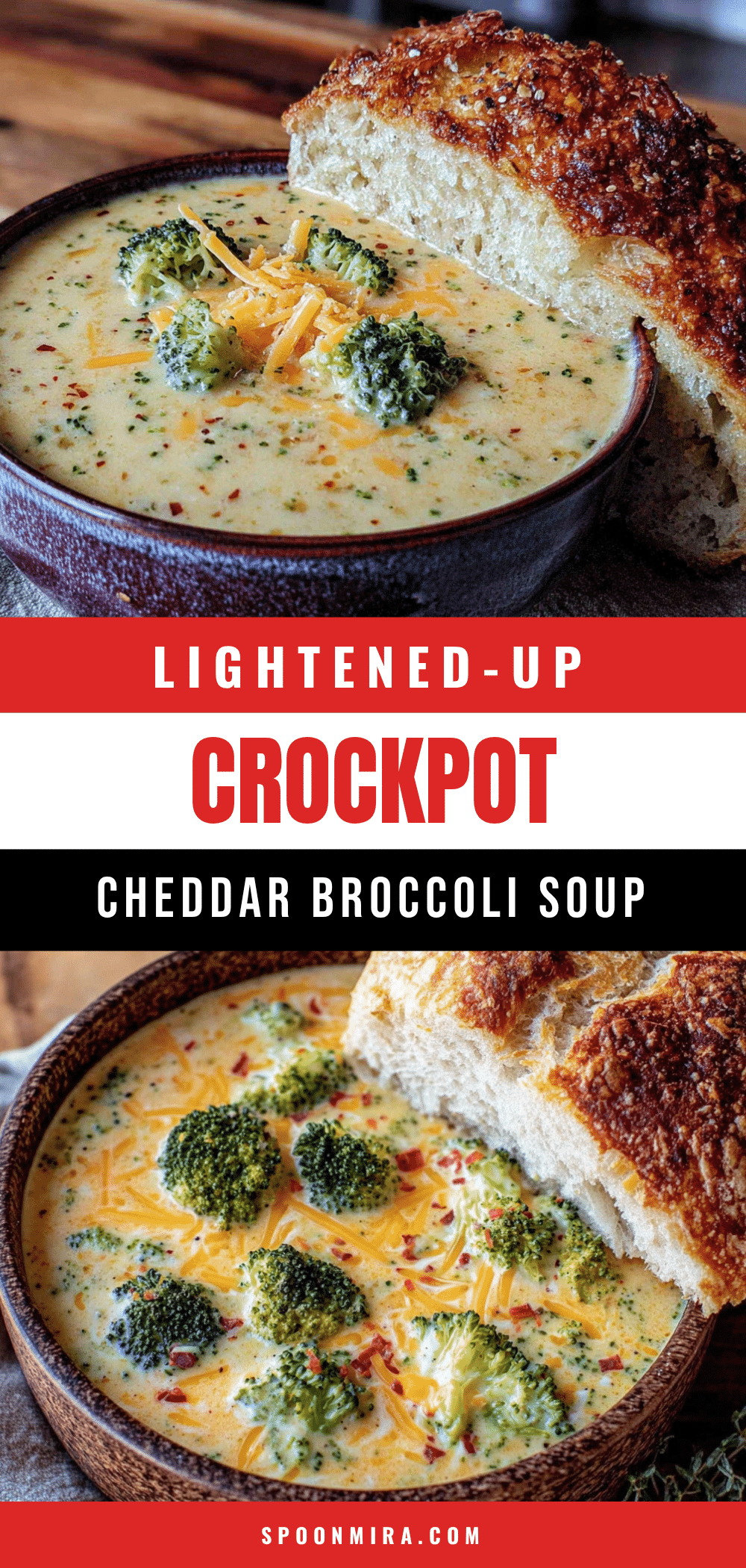 creamy crockpot cheddar broccoli soup recipe