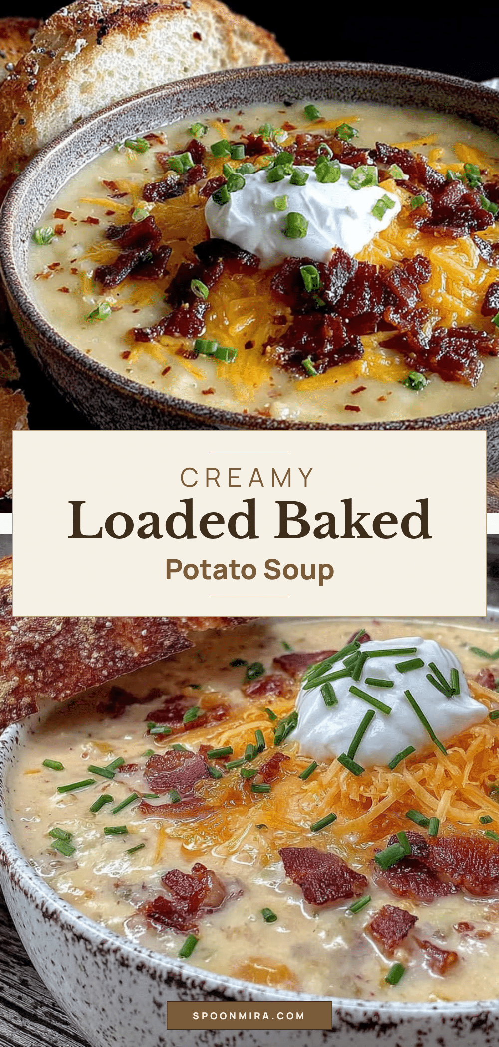 creamy loaded baked potato soup instant pot recipe