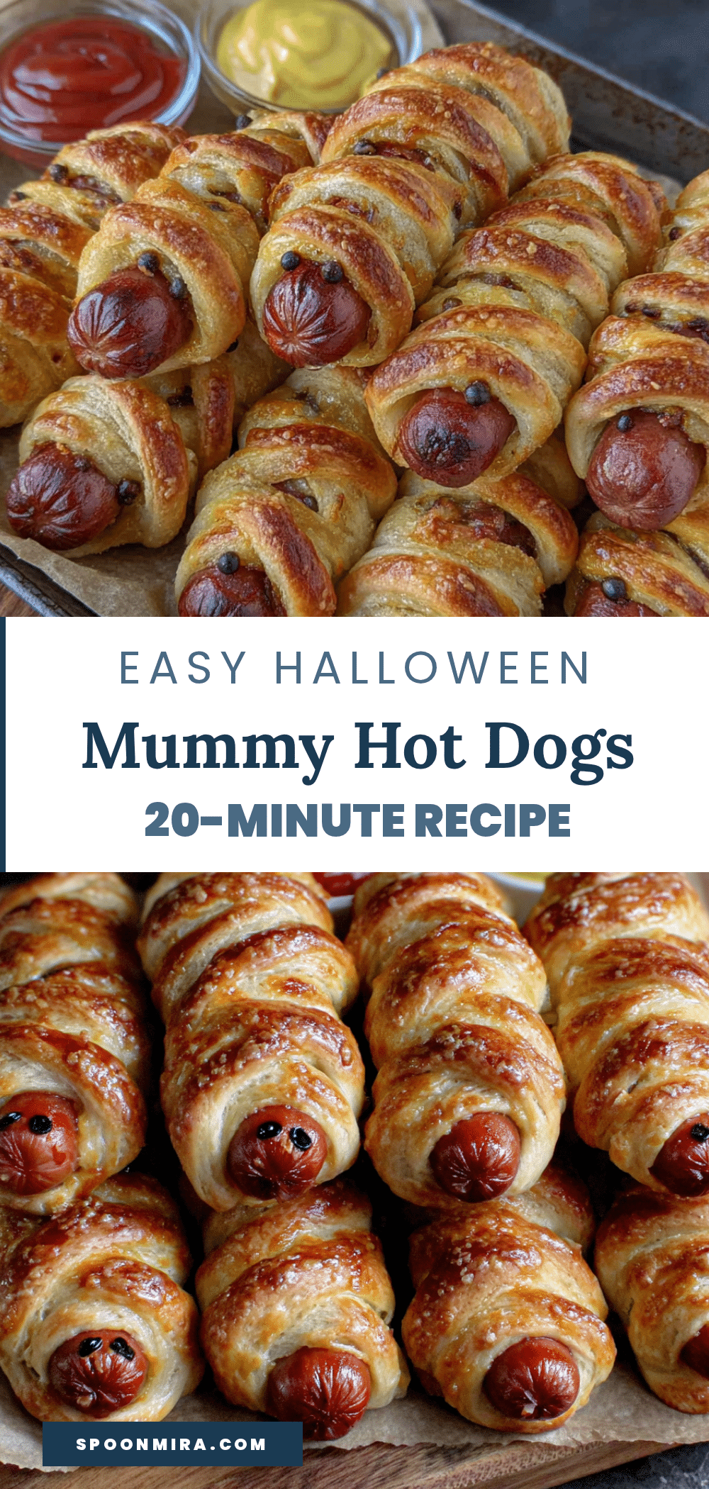 easy mummy hot dogs recipe