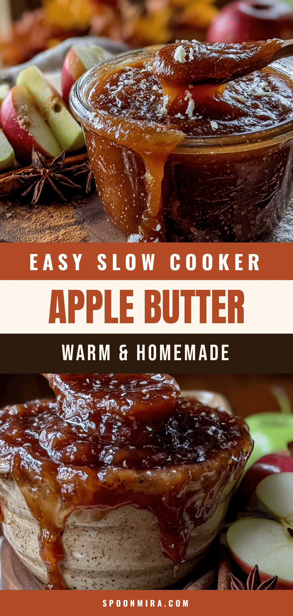 easy slow cooker apple butter no peeling recipe