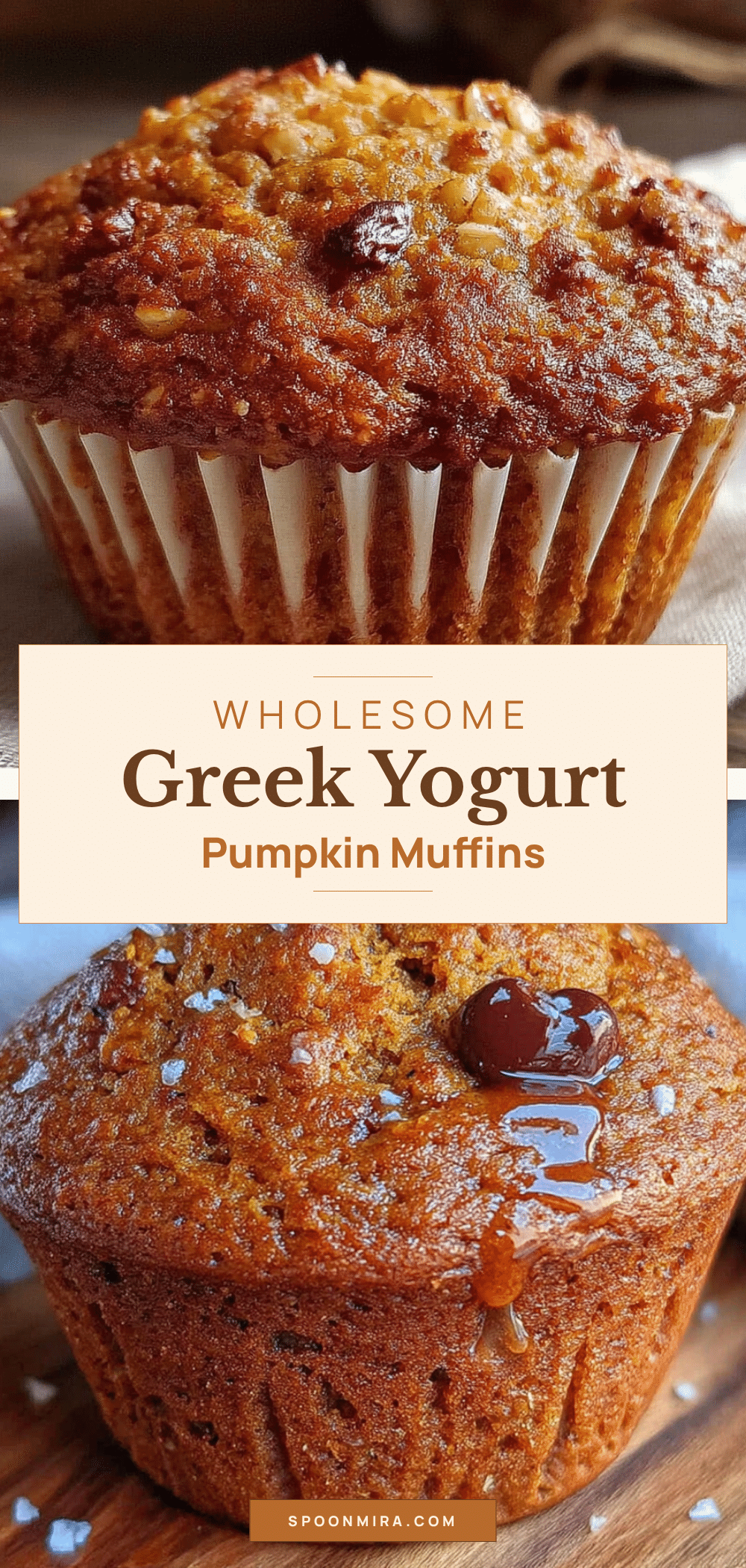 Greek yogurt pumpkin muffins recipe