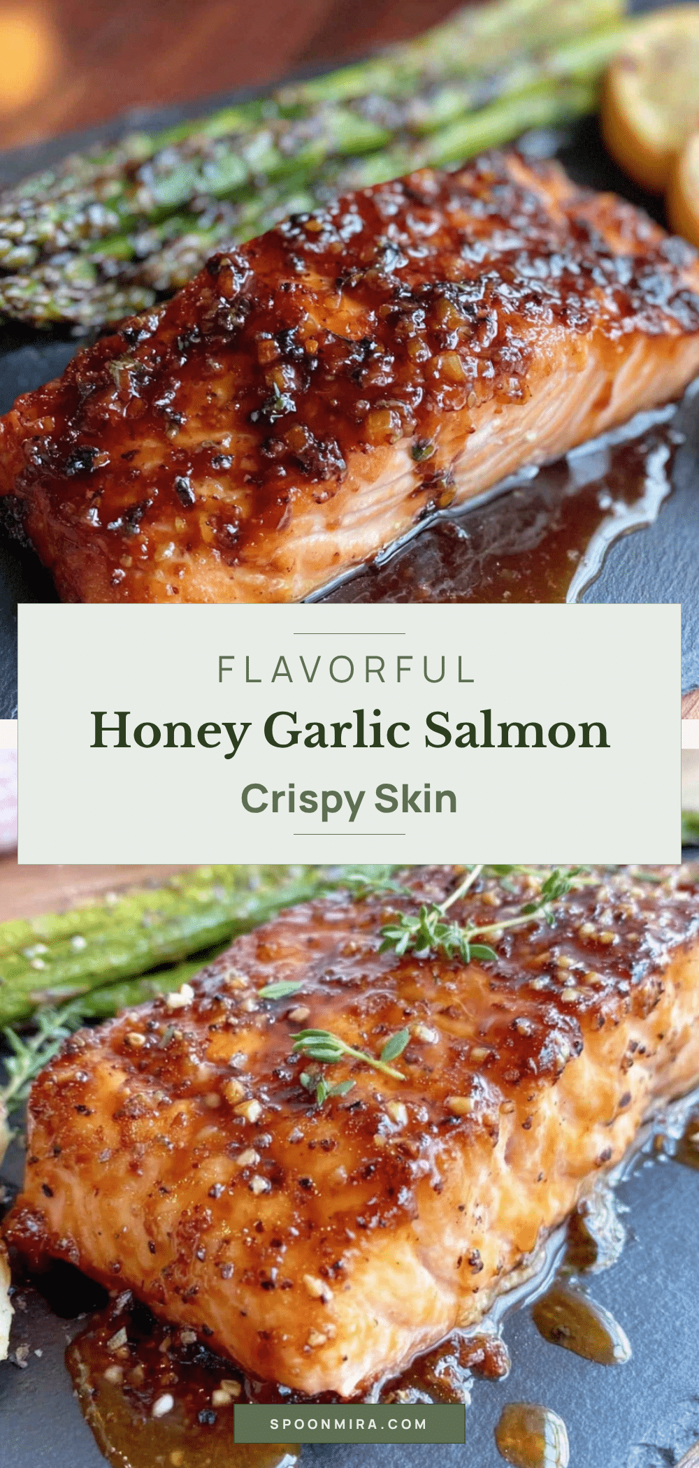 honey garlic baked salmon recipe