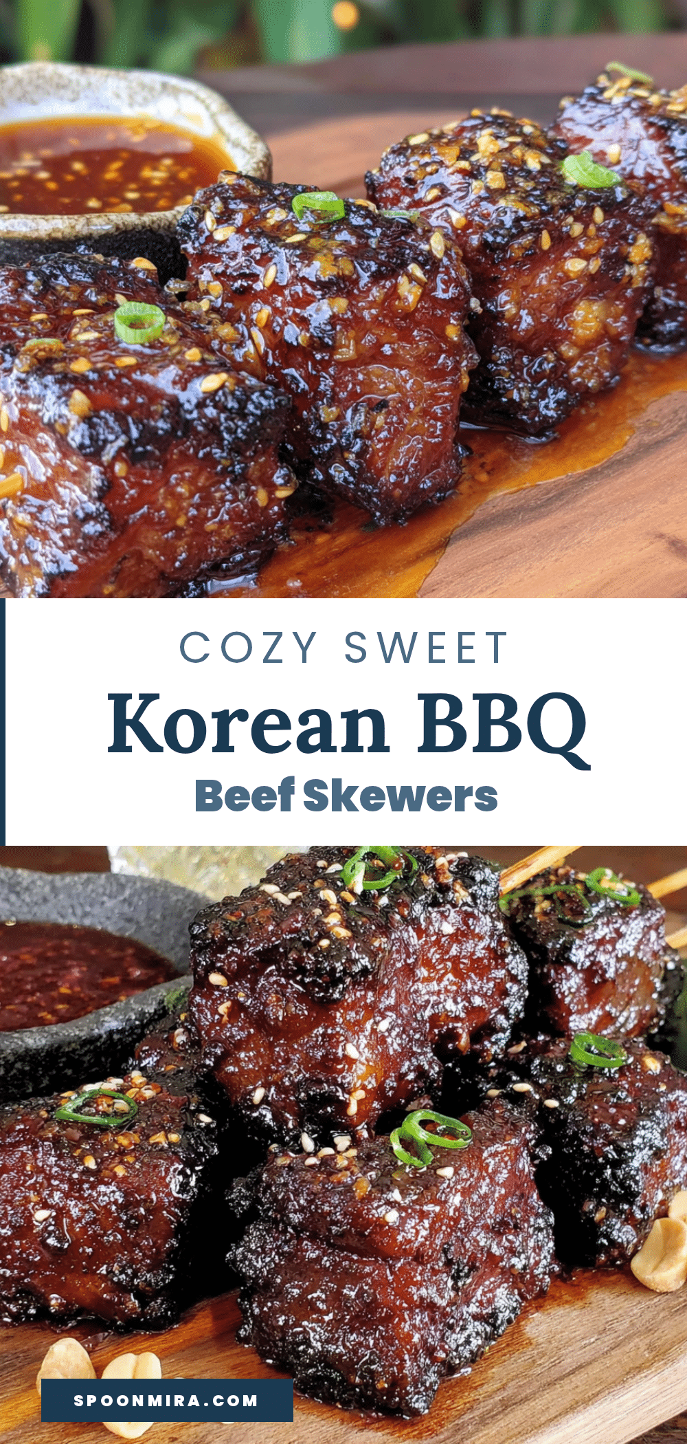 Korean BBQ beef skewers recipe