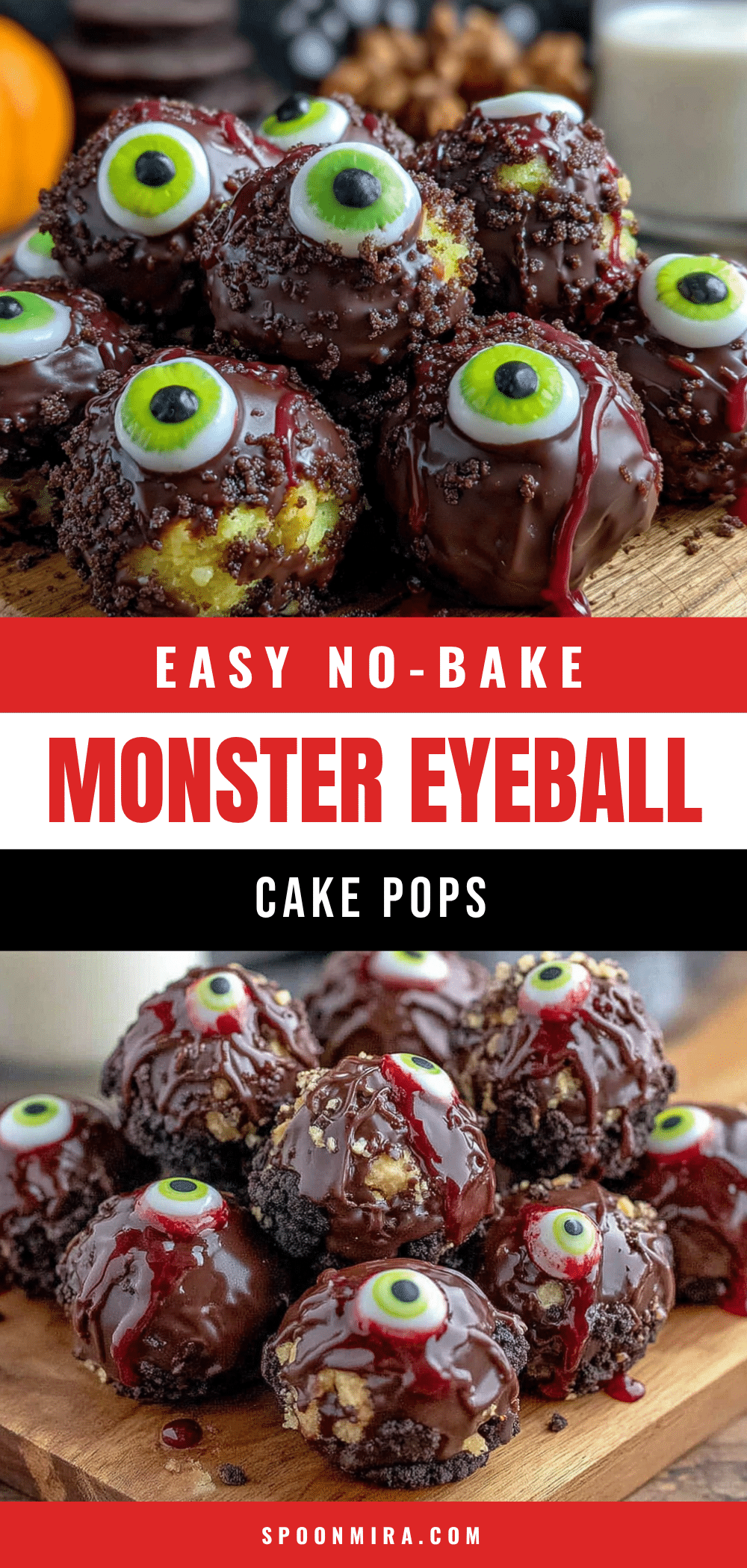 Monster Eyeball Cake Pops recipe