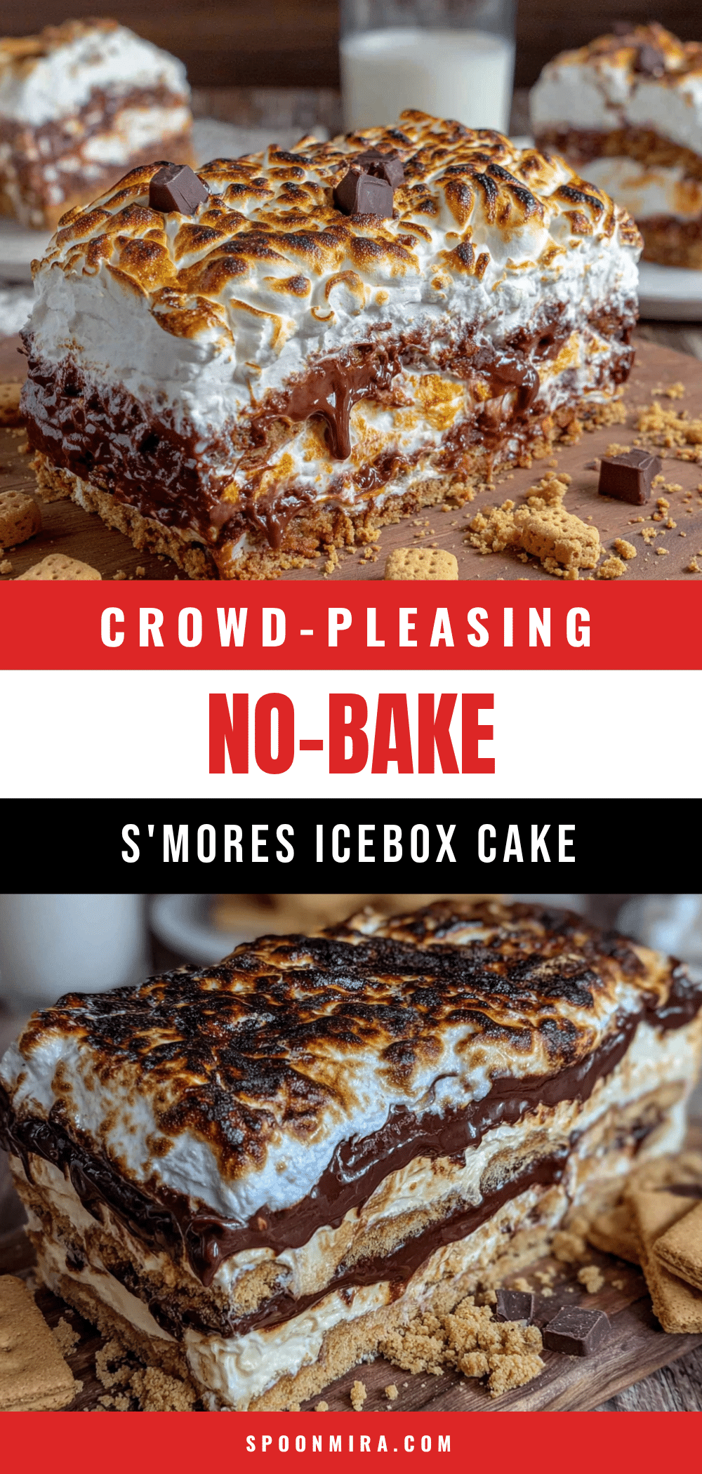 no-bake smores icebox cake recipe
