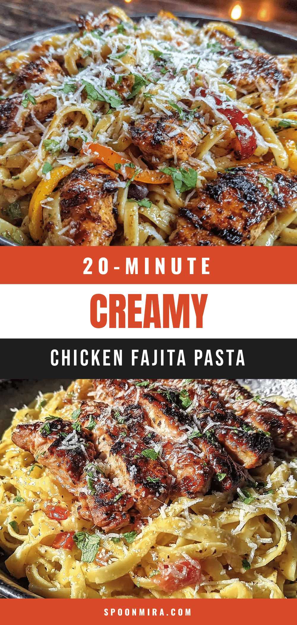 one-pot chicken fajita pasta recipe