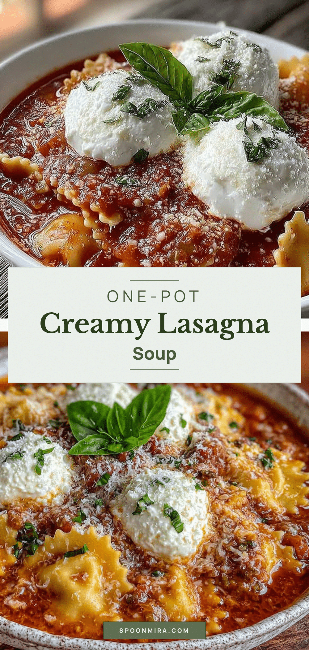 one-pot lasagna soup recipe
