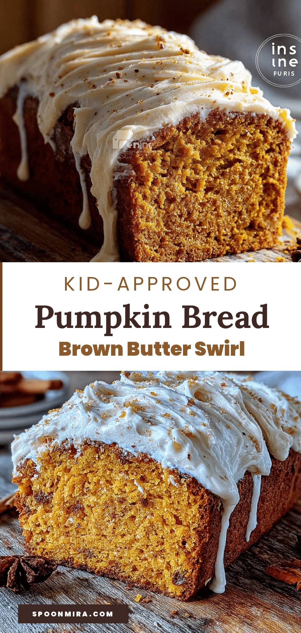pumpkin bread with cream cheese swirl recipe