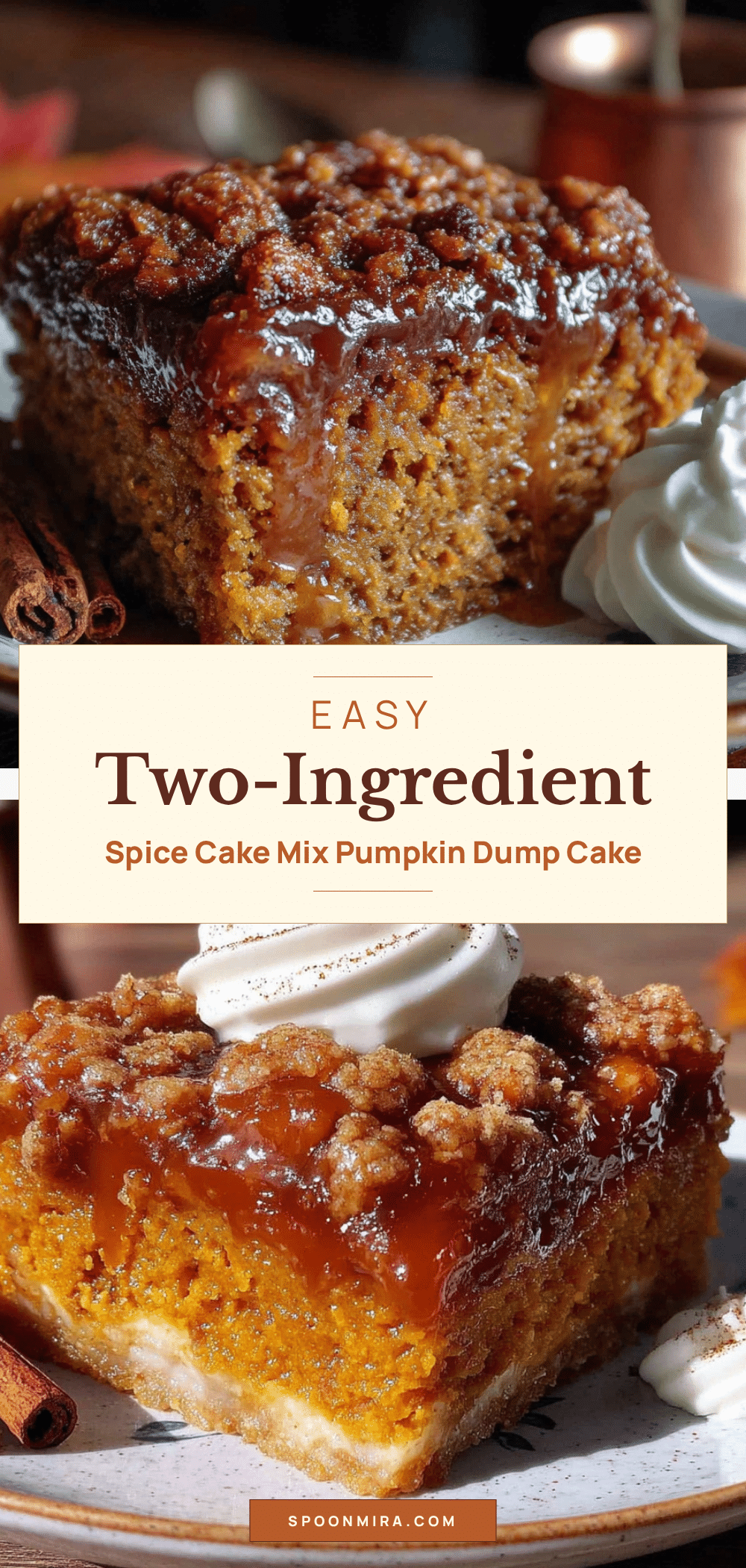 pumpkin dump cake recipe