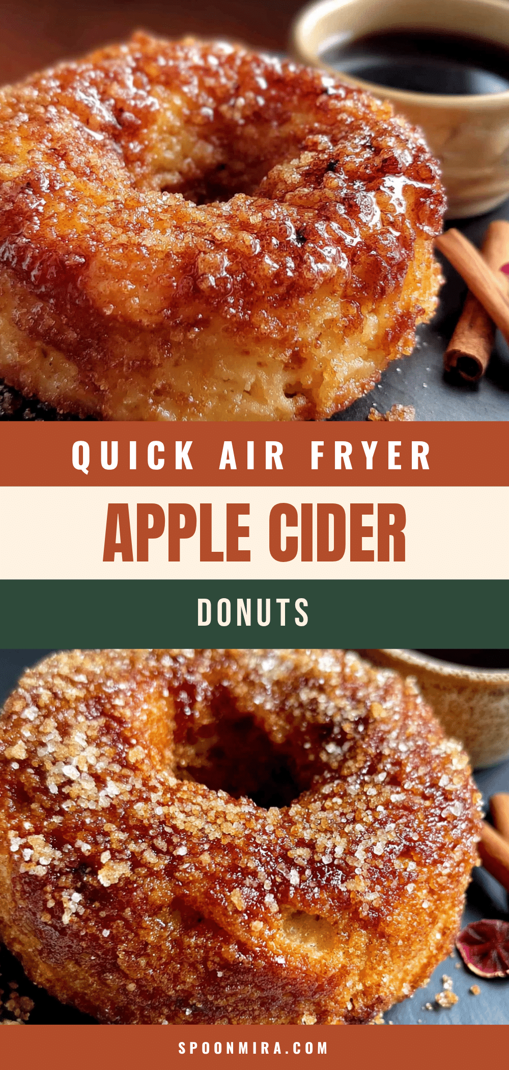 quick air fryer apple cider donuts recipe