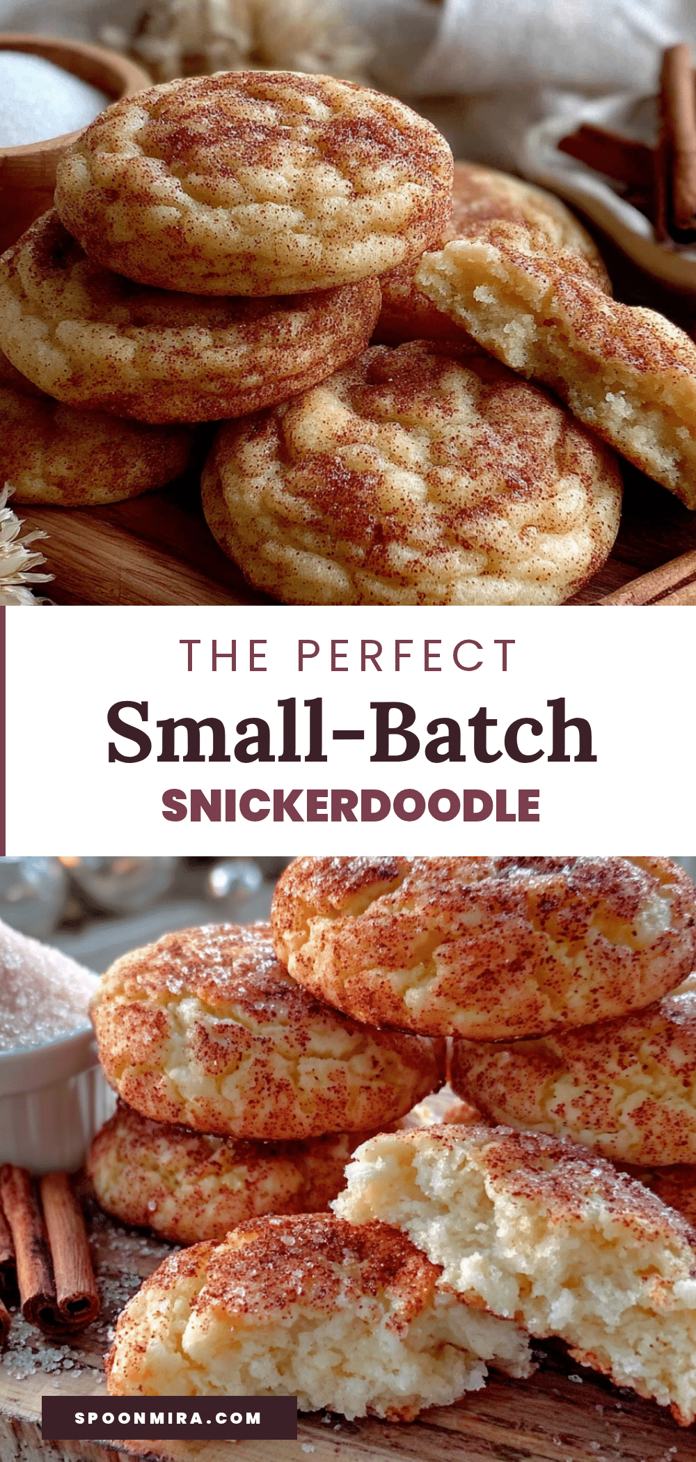 small-batch snickerdoodle cookies recipe