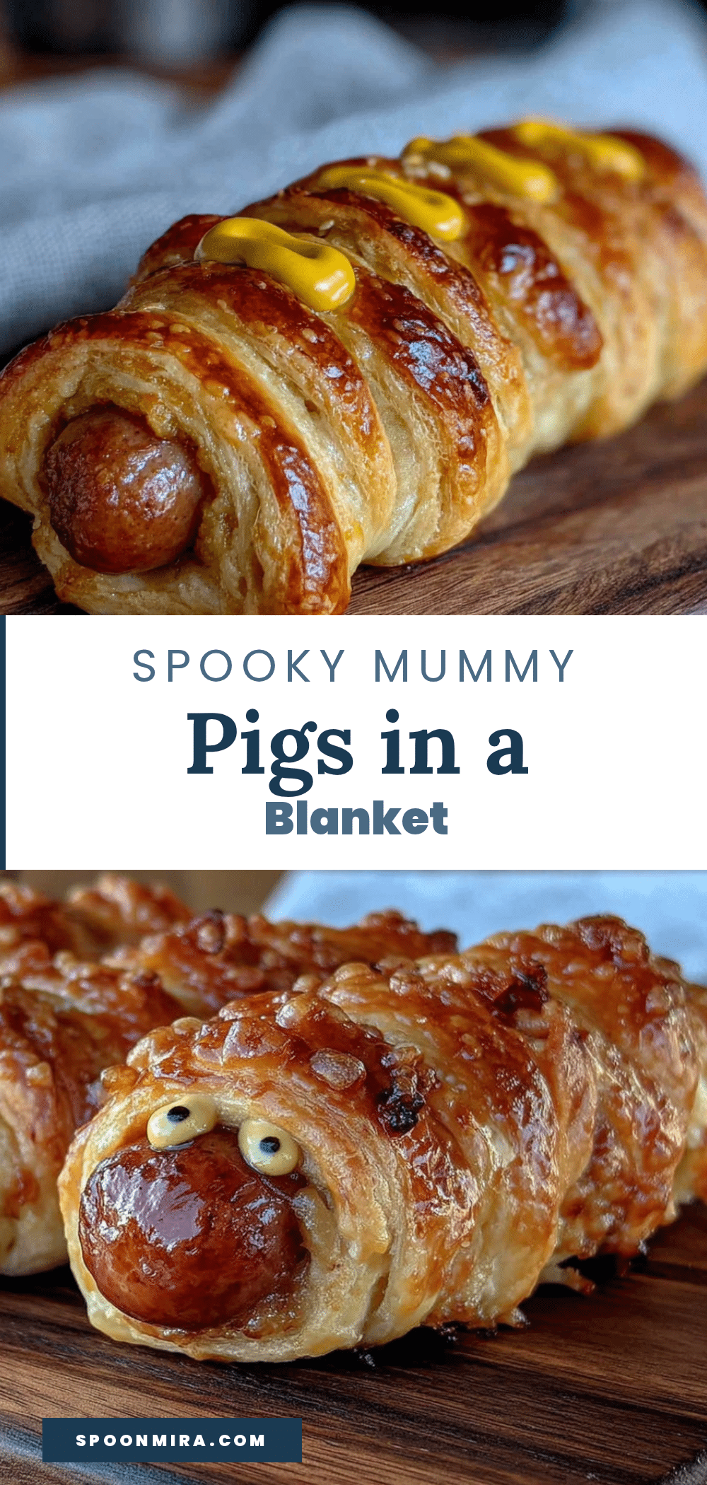 spooky mummy pigs in a blanket recipe