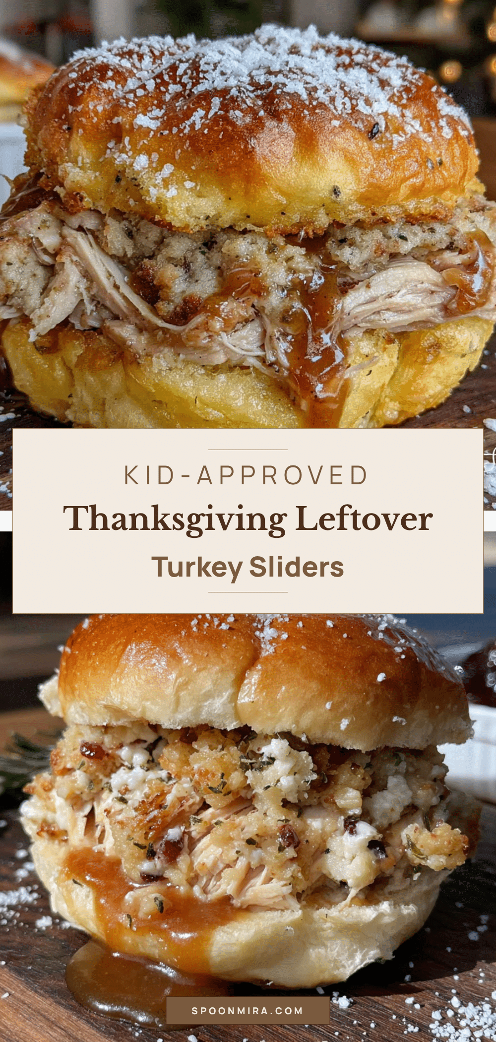 Thanksgiving Leftover Turkey Sliders recipe