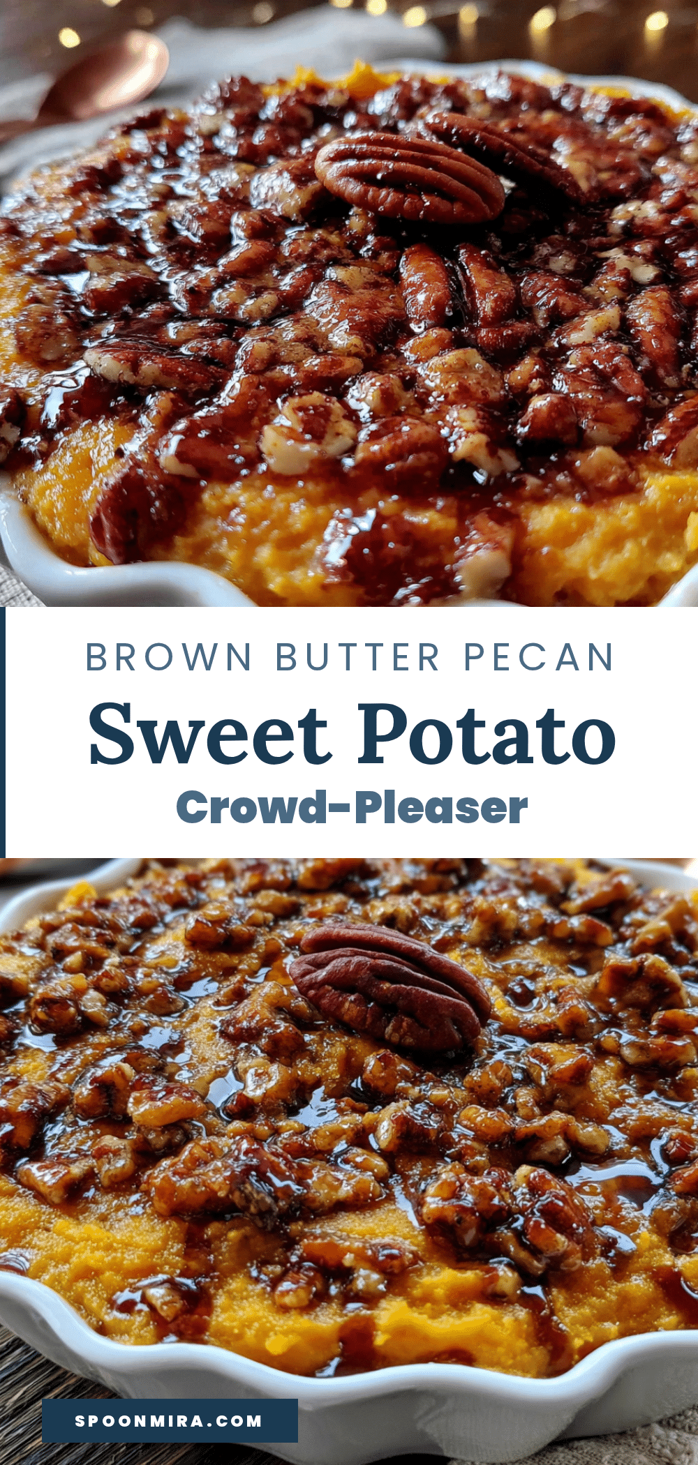 brown butter pecan sweet potato casserole recipe