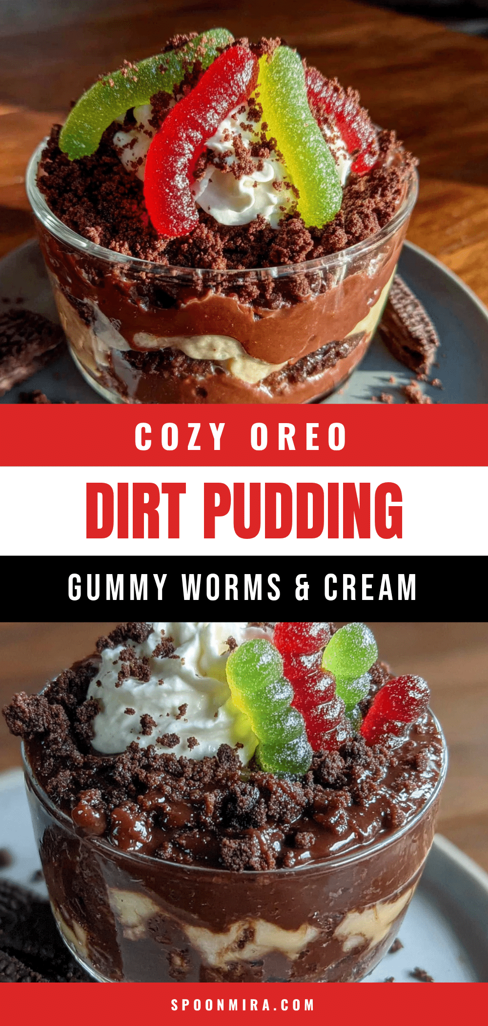 cozy Oreo dirt pudding cups recipe