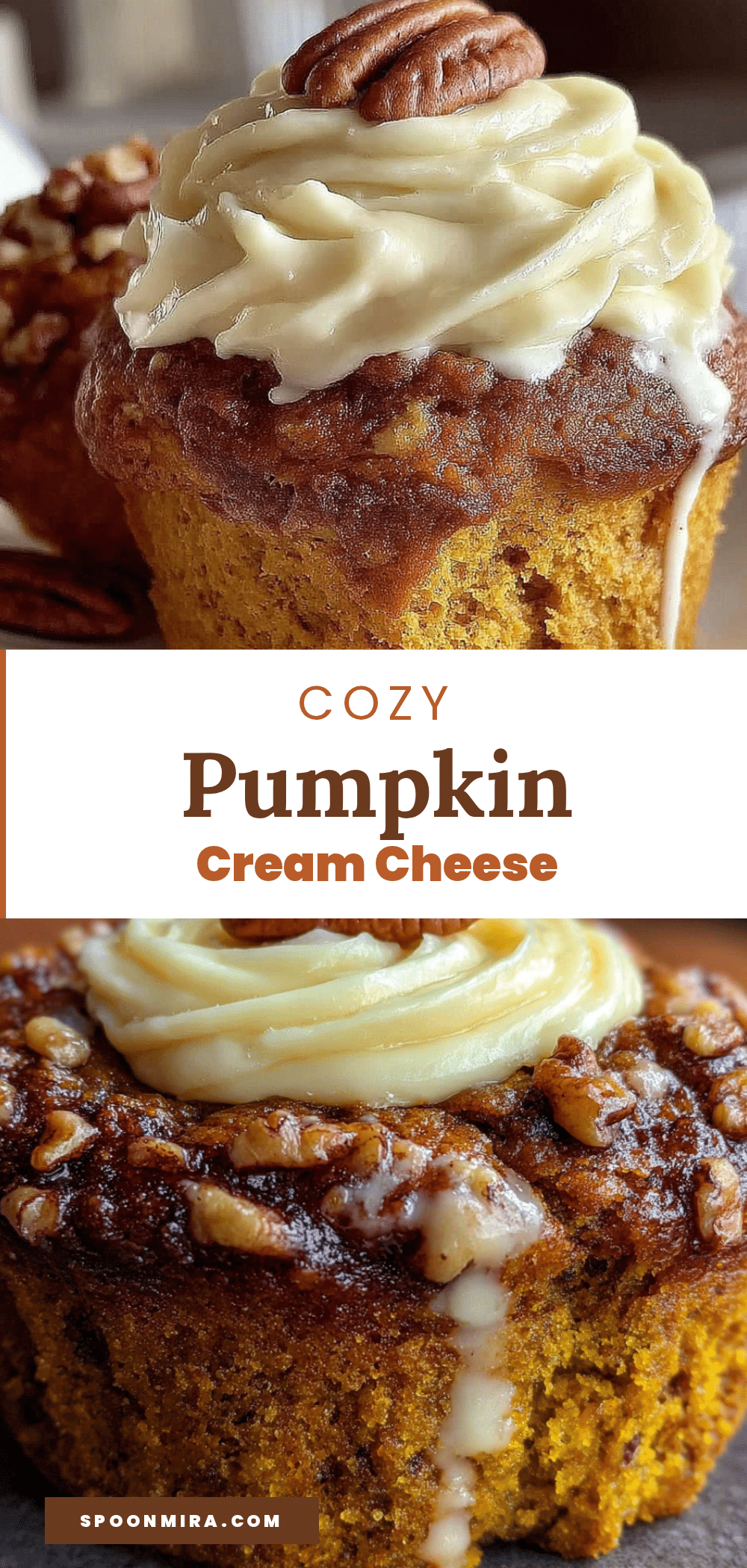 cream cheese filled pumpkin muffins recipe