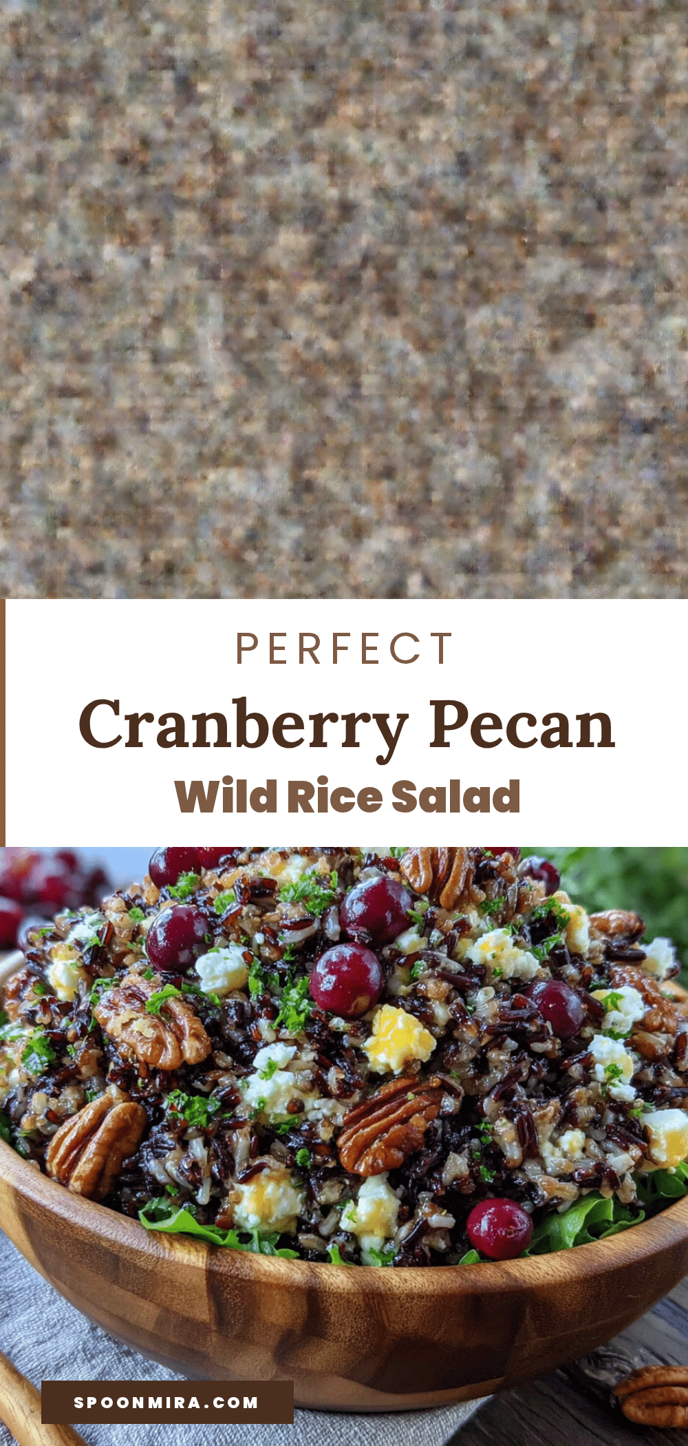 perfect cranberry pecan wild rice salad recipe