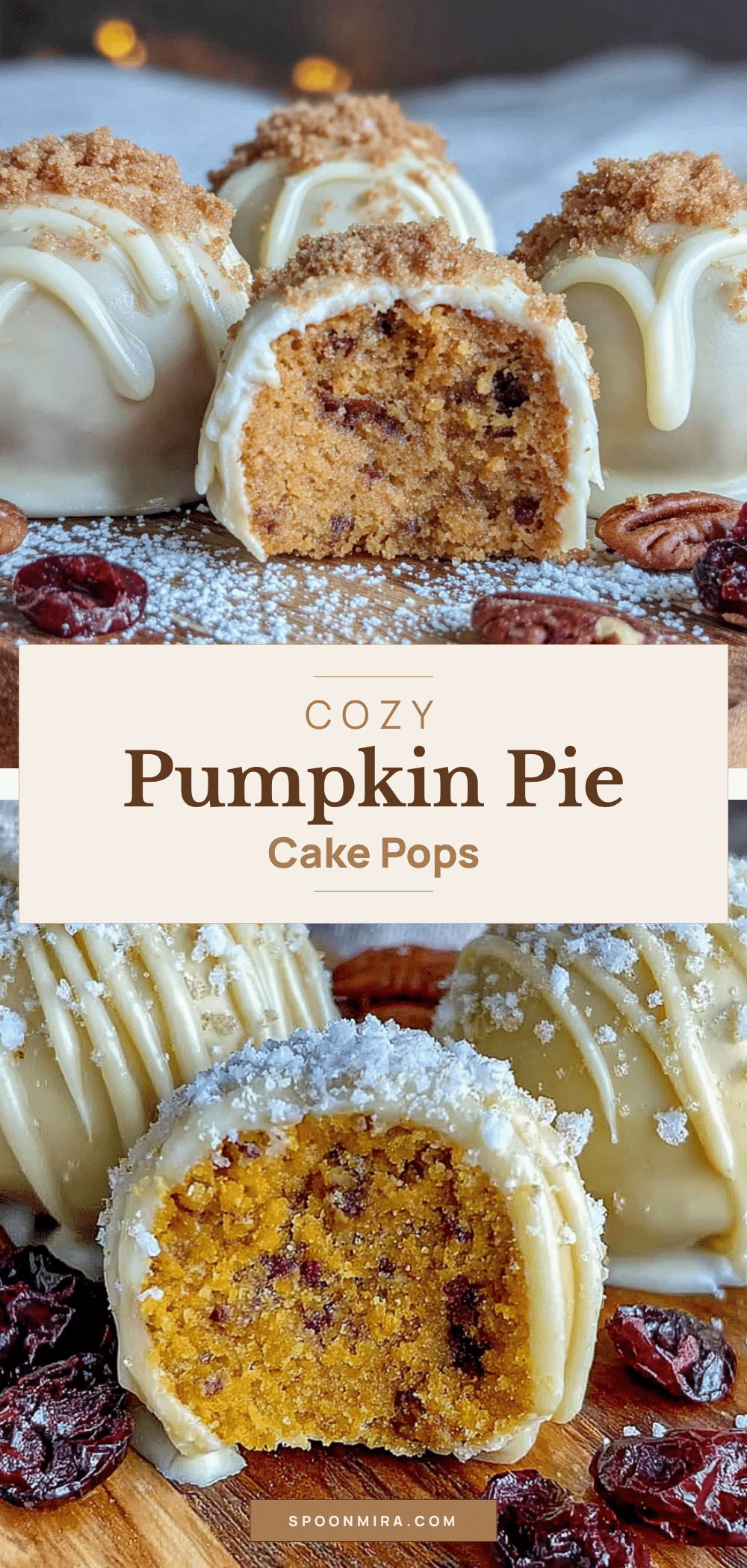pumpkin pie cake pops recipe