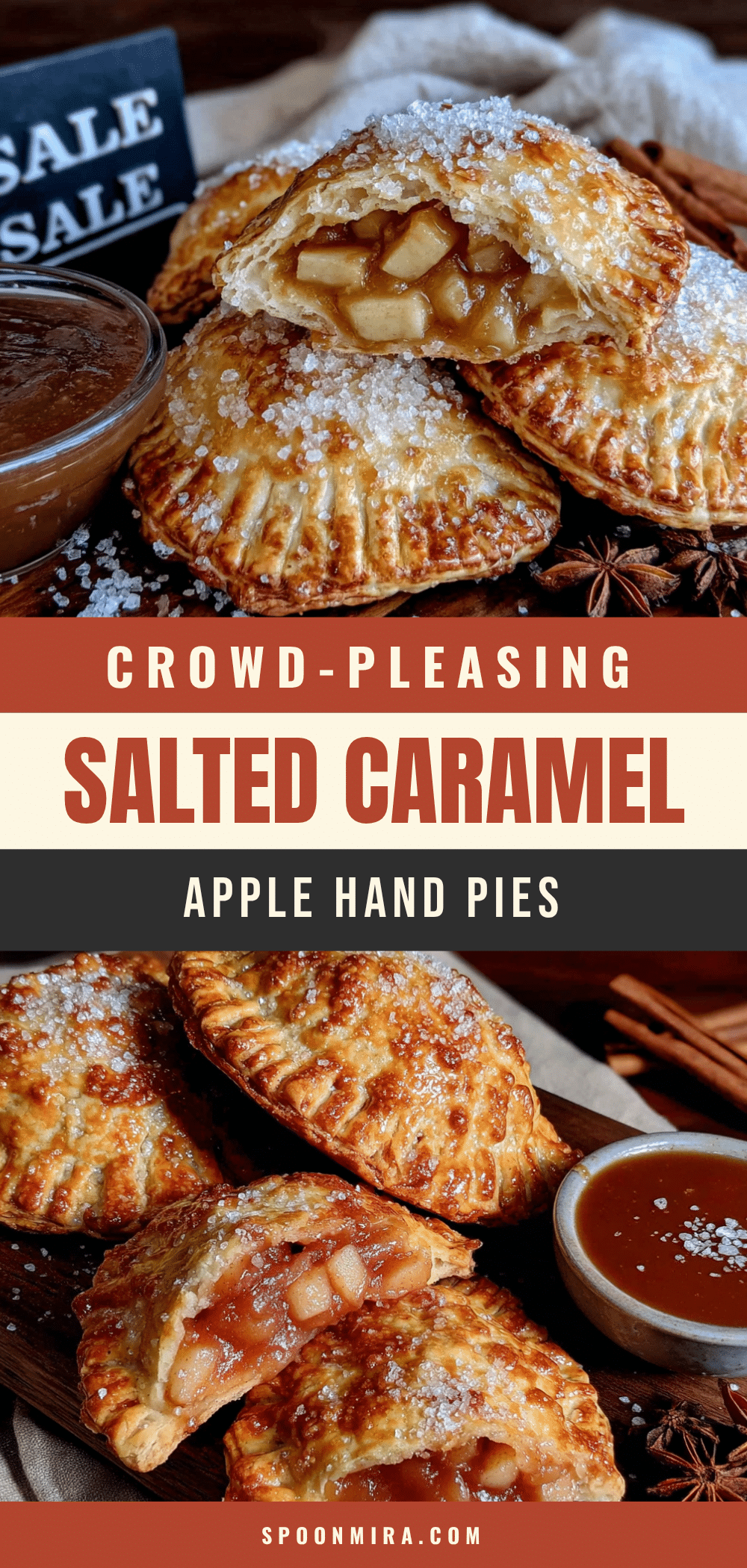 Salted Caramel Apple Hand Pies recipe