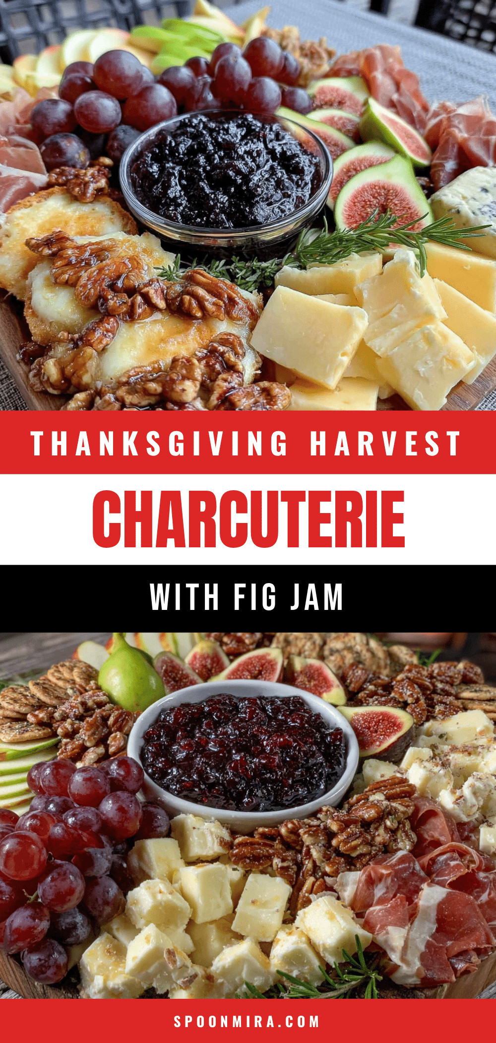 Thanksgiving Harvest Charcuterie Board with Fig Jam recipe