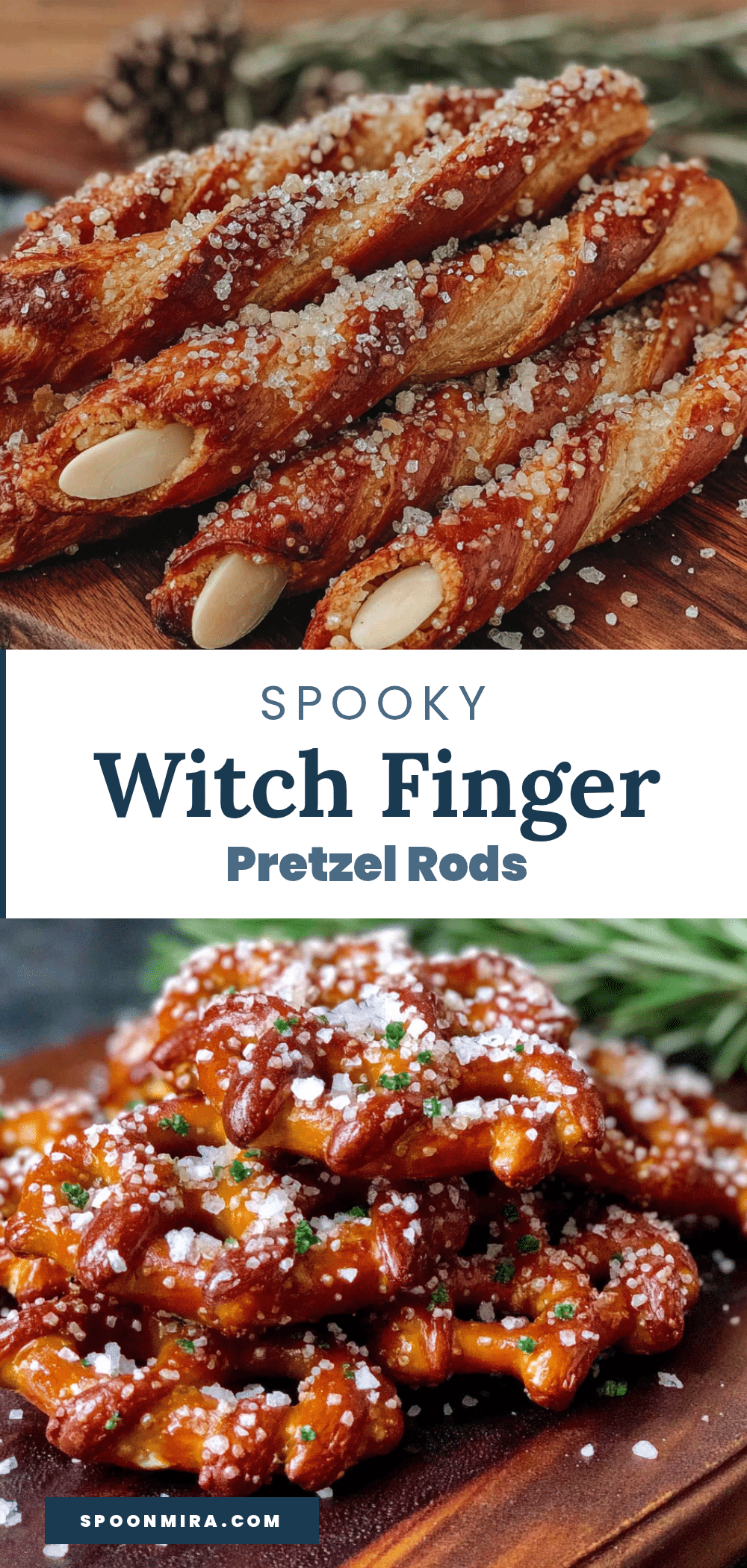 witch finger pretzel rods recipe