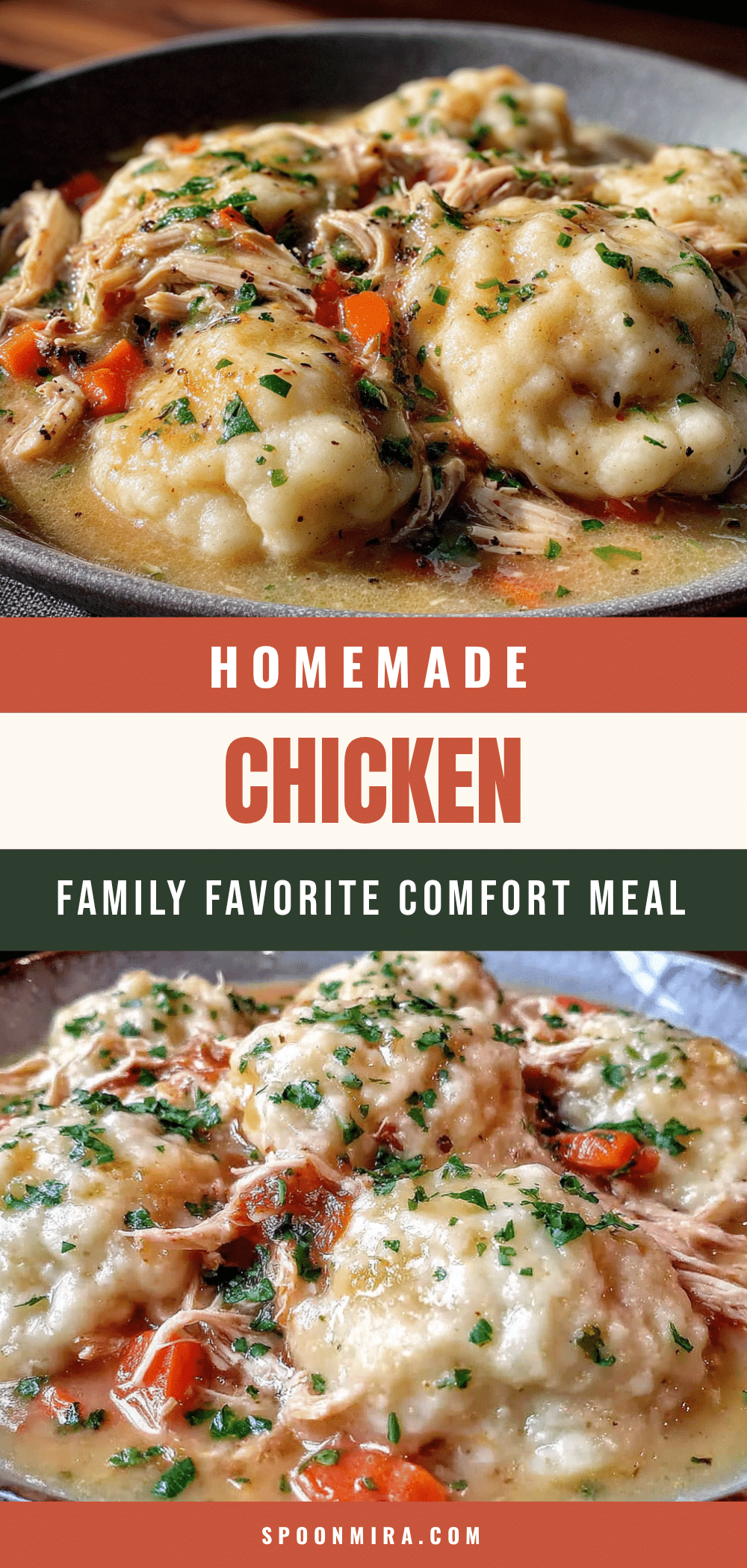 homemade chicken and dumplings recipe