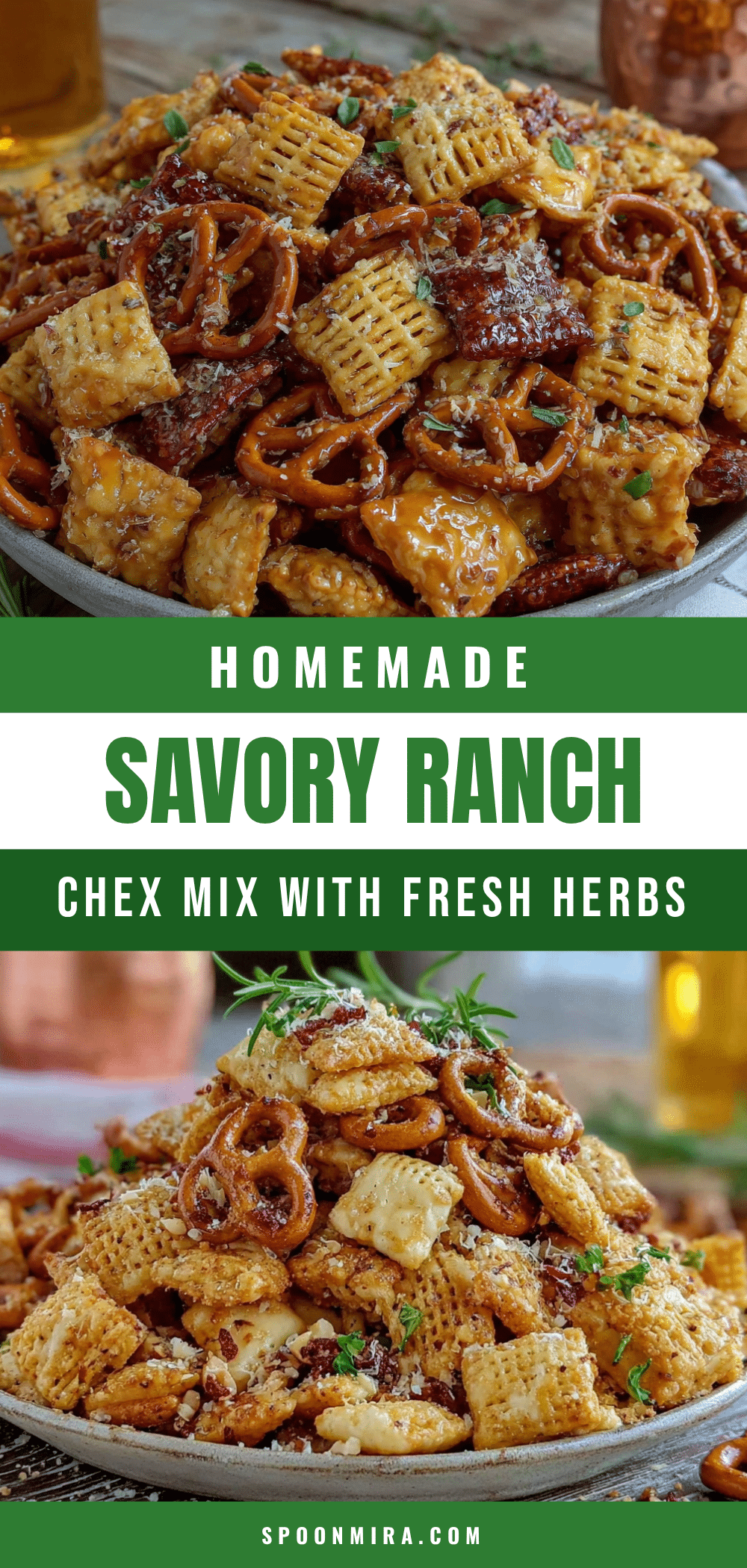 homemade ranch chex mix recipe