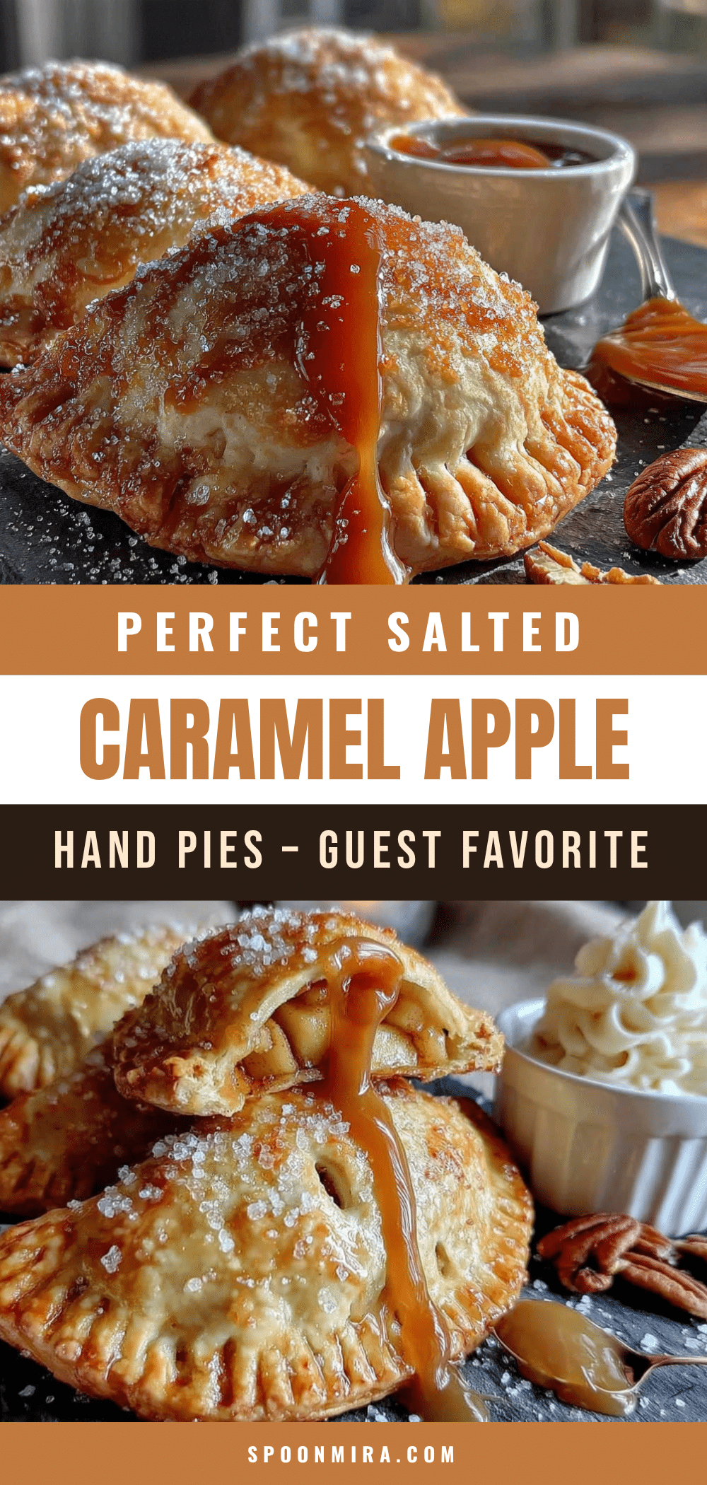salted caramel apple hand pies recipe